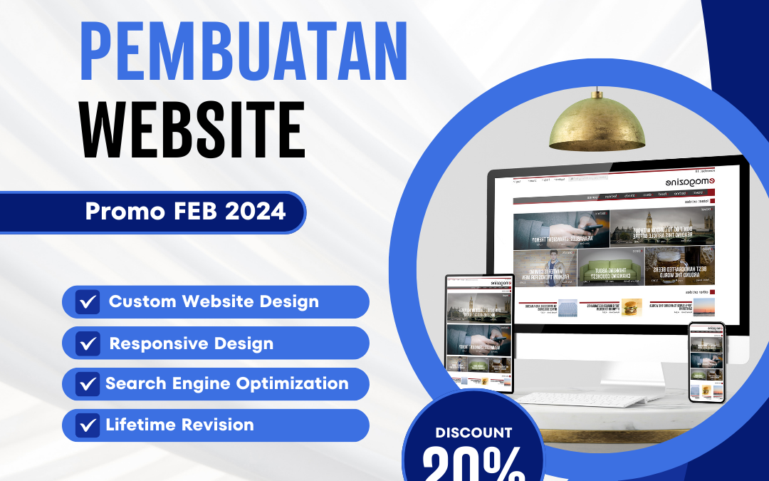 Jasa Pembuatan Website Promo 20% Khusus Bulan Ini